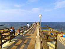 Insel Usedom, Seebr�cke im Seebad Koserow