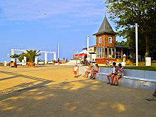 Usedom, Koserow Seebr�ckenvorplatz