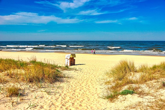 Strand an der Ostsee in Bansin