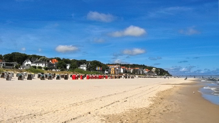 Strandlandschaft im Ostseebad Bansin