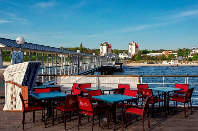 Auf der Seebrücke in Heringsdorf