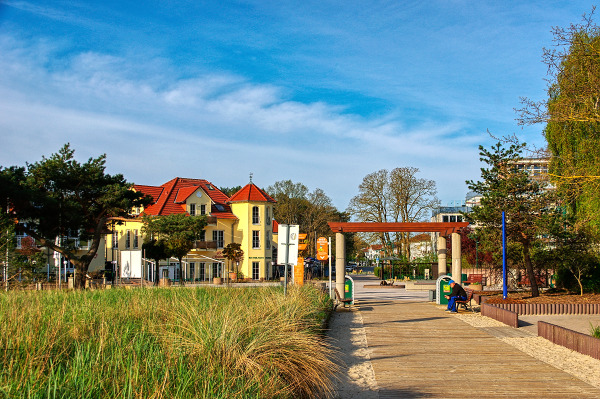 Haupteingang zum Strand in Karlshagen