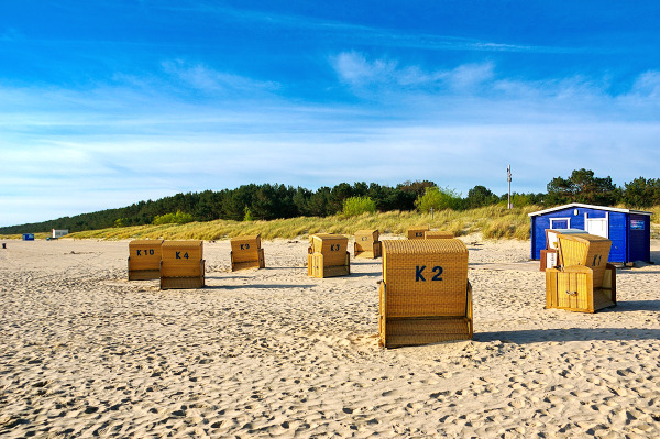 Strandkörbe in Karlshagen auf Usedom