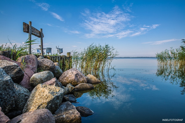 Am Achterwasser in Loddin auf Usedom