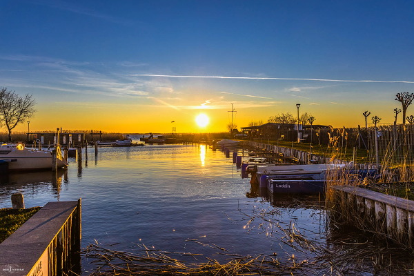 Am Hafen von Loddin am Achterwasser