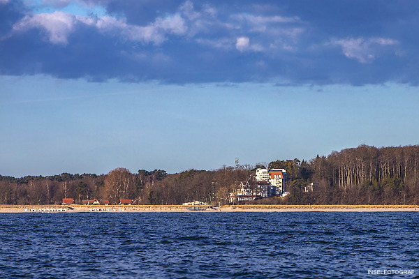 Blick über die Ostsee zum Seebad Kölpinsee
