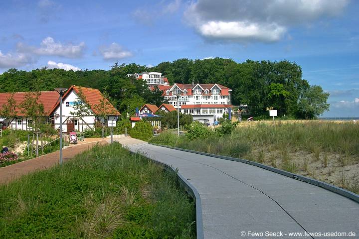 Auf der Promenade im Ostseebad Kölpinsee