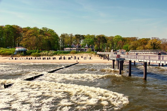 Küstenlinie im Ostseebad Koserow