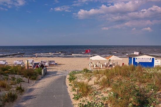 Strandaufgang in Ückeritz an der Ostsee