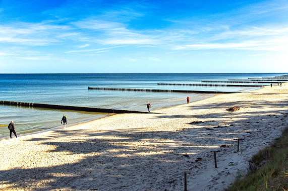 Am Strand in Zempin auf Usedom