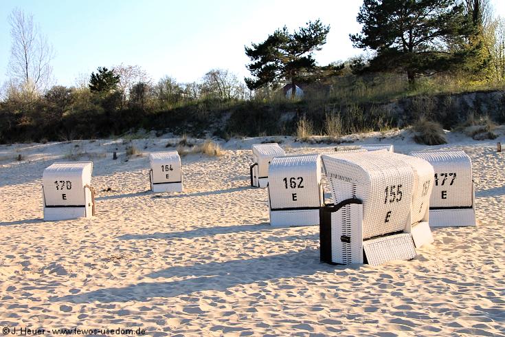 Strandkörbe am Zinnowitzer Strand