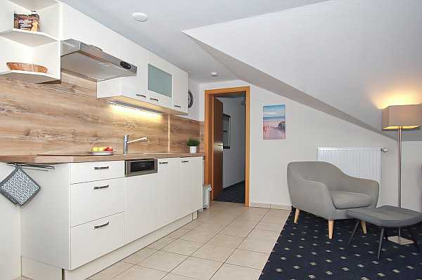 Küchenzeile mit Geschirrspüler in Ahlbeck