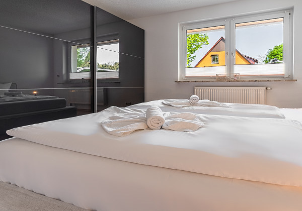 Koserow Ferienwohnung Schlafzimmer