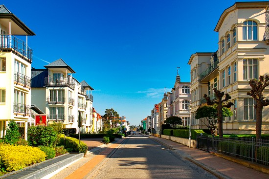 Villen in einer Bansiner Straße