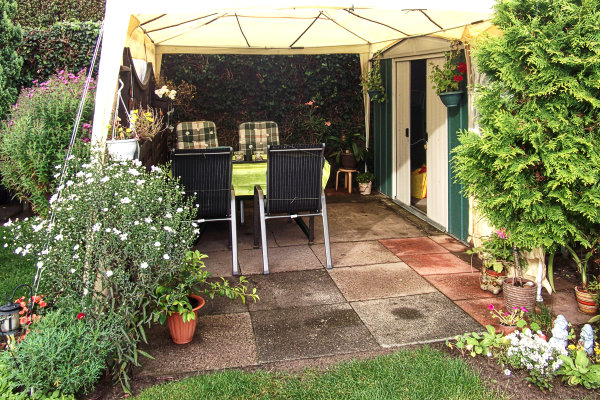 Ferienwohnung Bansin Usedom Terrasse