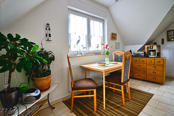 Ferienwohnung Bansin Usedom K�che mit Essecke
