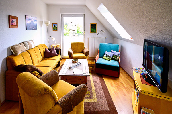 Ferienwohnung Bansin Usedom Wohnzimmer