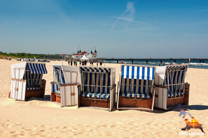 Ahlbeck-Strandkoerbe-Ostsee Ahlbeck-Strandkoerbe-Ostsee