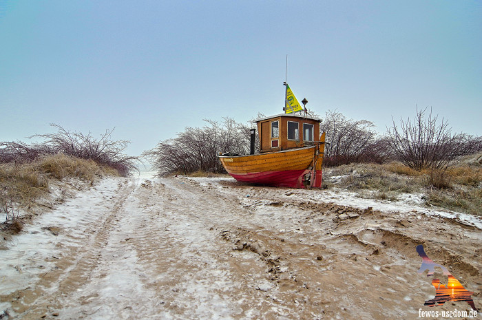 Winter-Ahlbeck-Fisccherboot